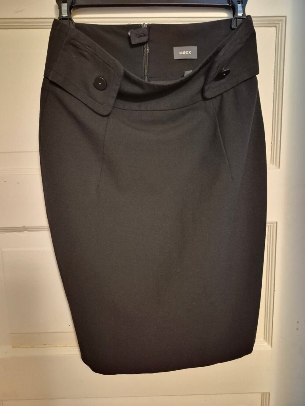 Black MCXX pencil skirt